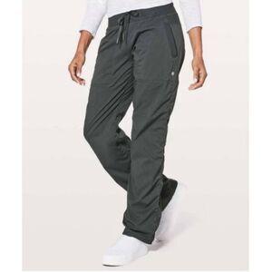 Lululemon womens Sz 2 faded black Dance studio jogger pants full length